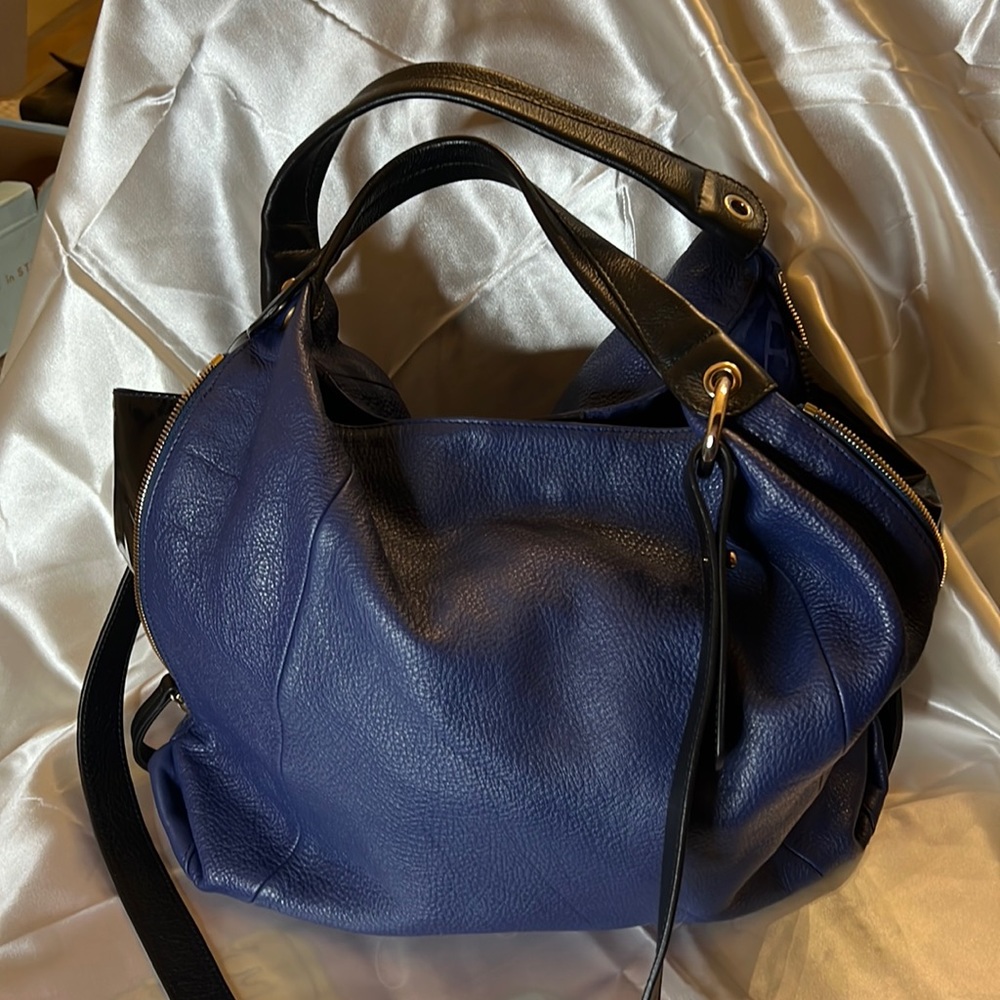 EUC Blue Furla Hobo Bag